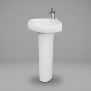 CL-109 Extra Wide Ceramic Pedestal Basin (425mm)