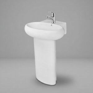 CL-119 Extra Wide Ceramic Pedestal Basin (620x510mm)
