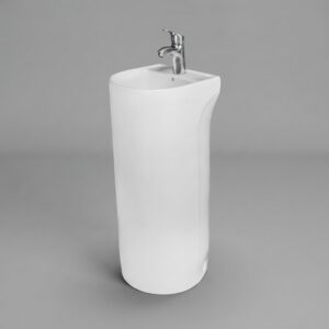CL-604 Ceramic Monolith Standing Wash Basin (340x340mm)